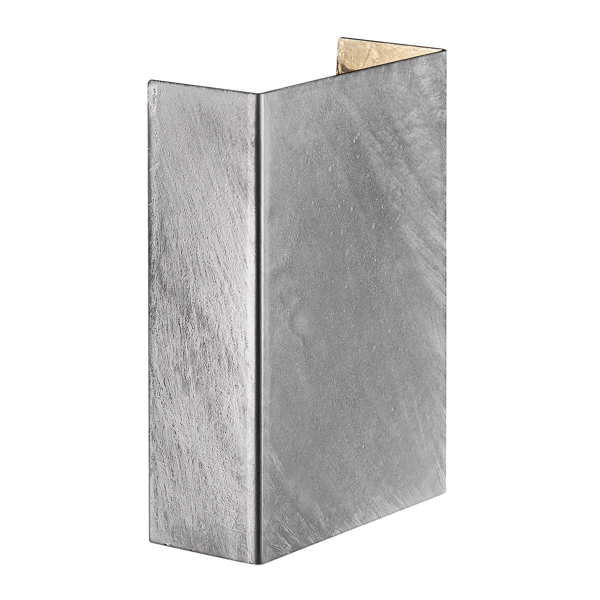 Nordlux Modern Outdoor Wall Light Silver Galvanized steel Intergrated LED Coastal/Marine Safe - Mains Powered, IP54