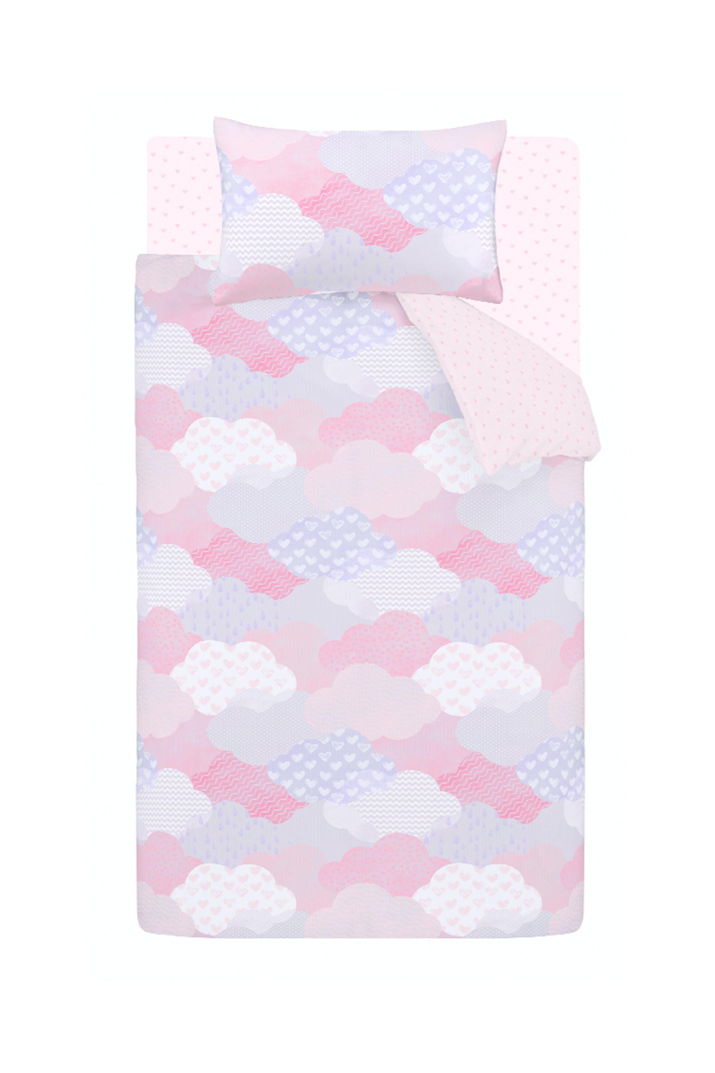 Catherine Lansfield 'Soft as a Cloud' Duvet Cover Set in Pink 5
