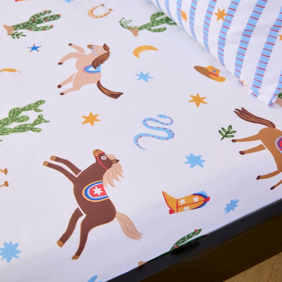 Set of 2 Cowboy Carnival Fitted Sheets