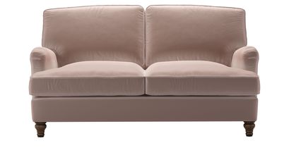 Bluebell 2 Seat Sofabed in Orchid Cotton Matt Velvet - sofa.com