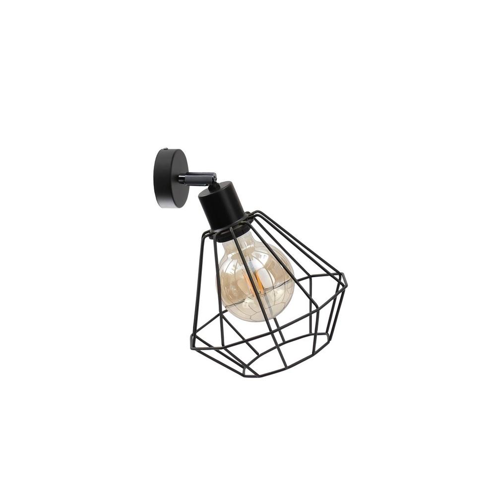 Netlighting Foskal Wall Lamp Black 20cm 1x E27