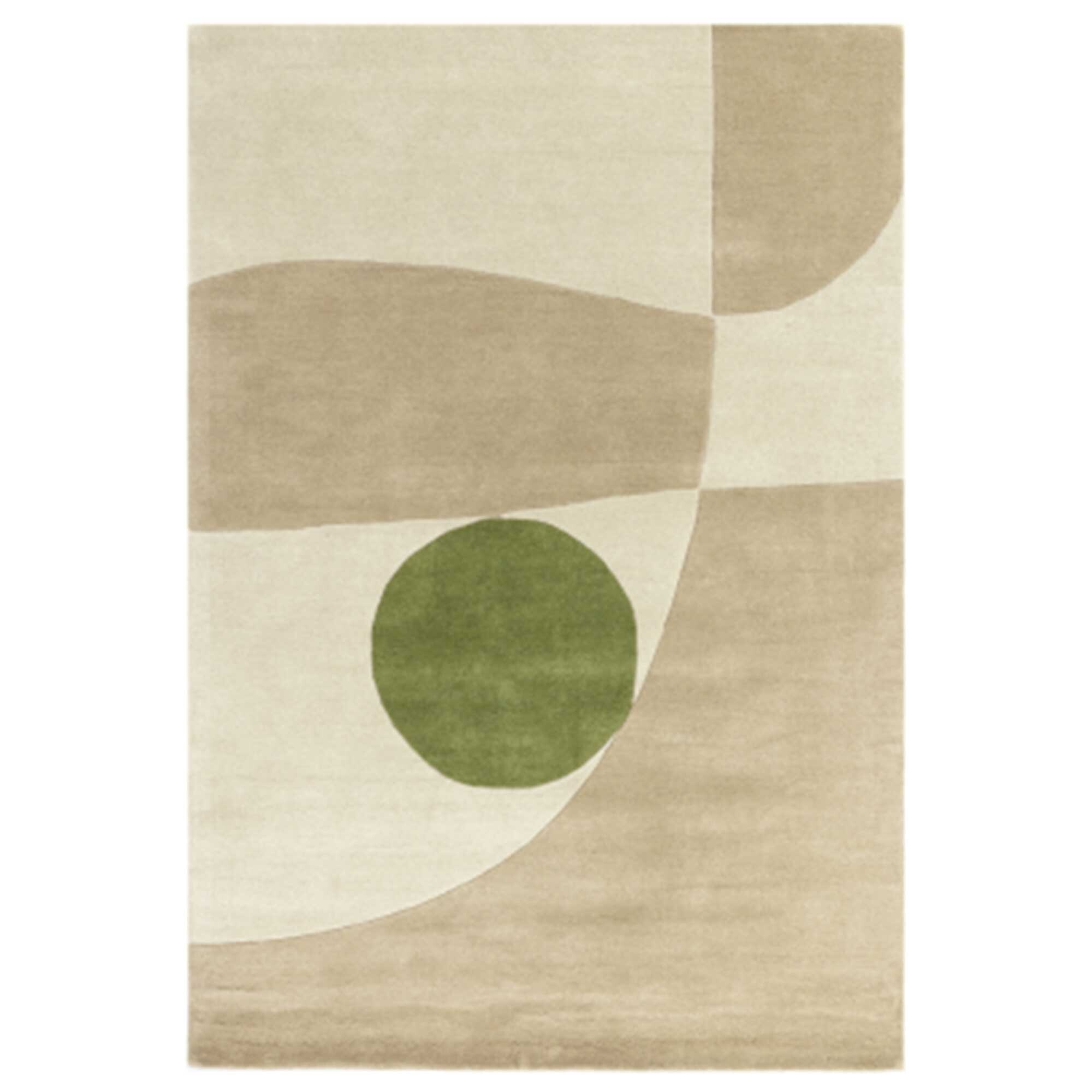 Horizon 160x230cm Rug, Square, Neutral Wool | Barker & Stonehouse
