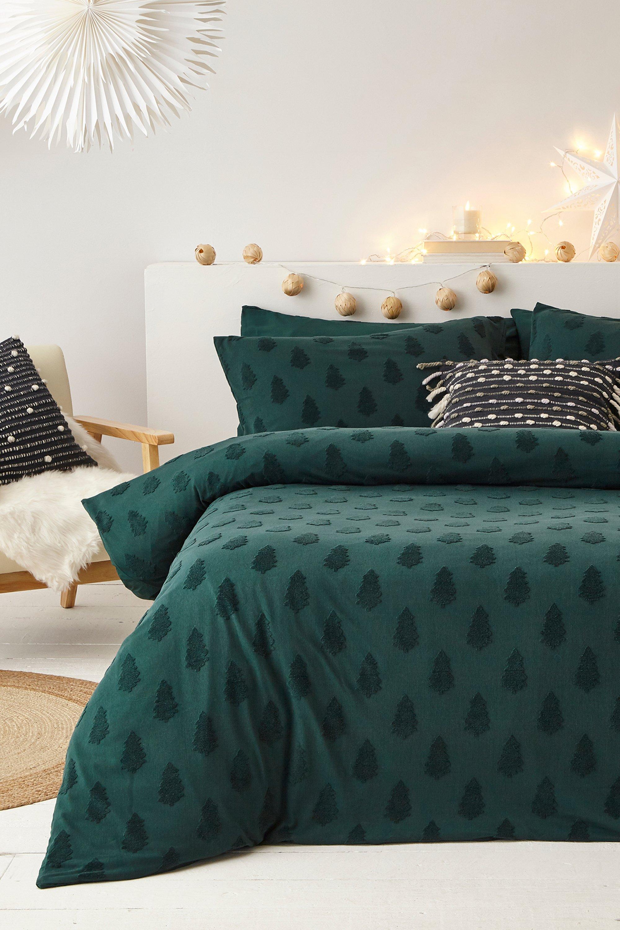 Tufted Tree King Duvet Set