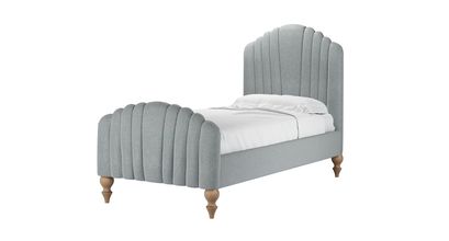 Bella Single Bed in Cirrus Smart Slubby Cotton - sofa.com