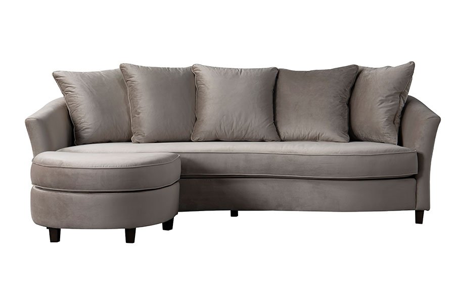 Morgan Three Seat Corner Sofa - Taupe