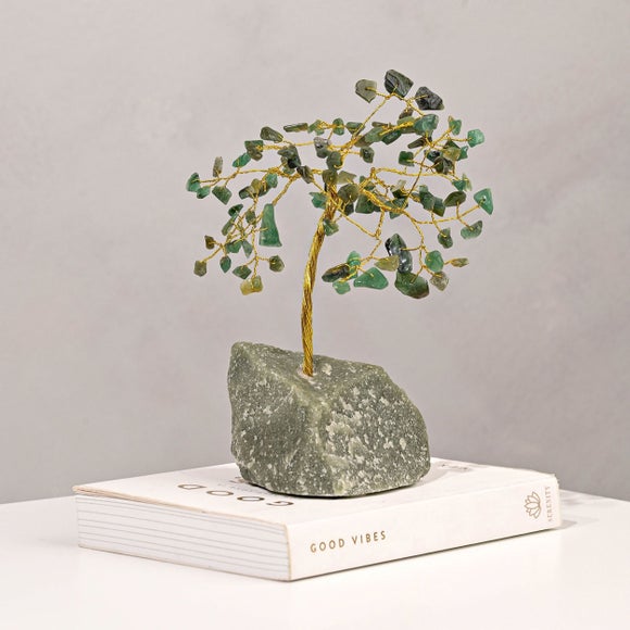 Serenity Luck Green Adventurine Gemstone Tree