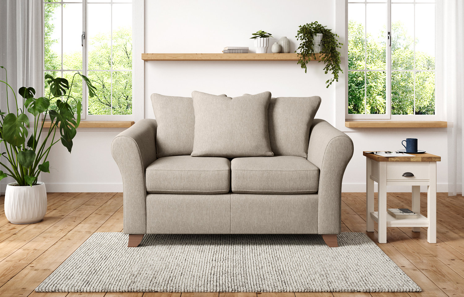 M&S Abbey Scatterback 2 Seater Sofa