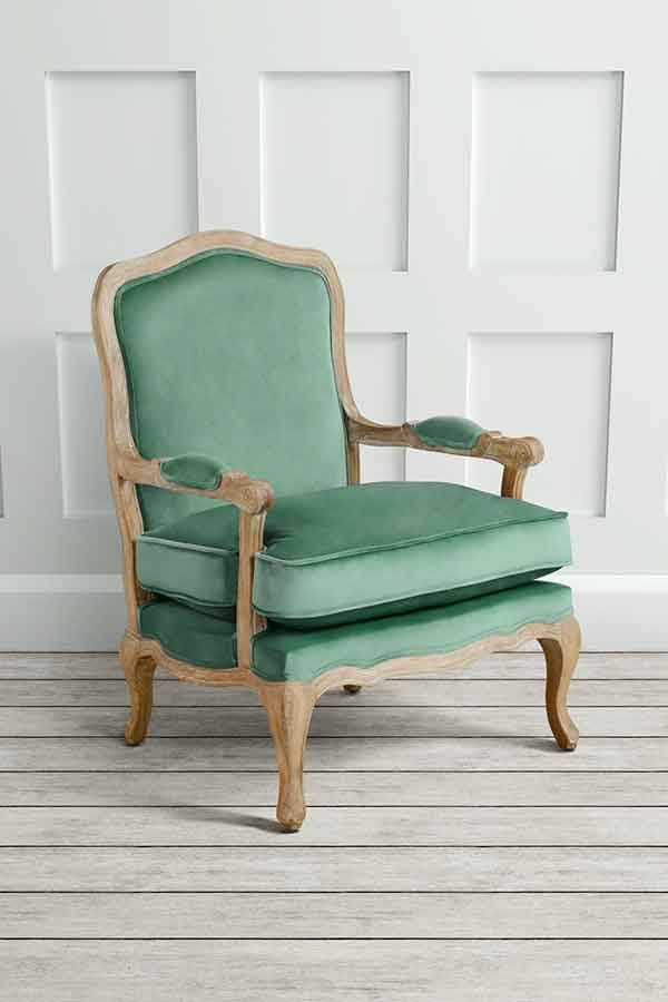 Le Brun - French Oak Jade Occasional Armchair