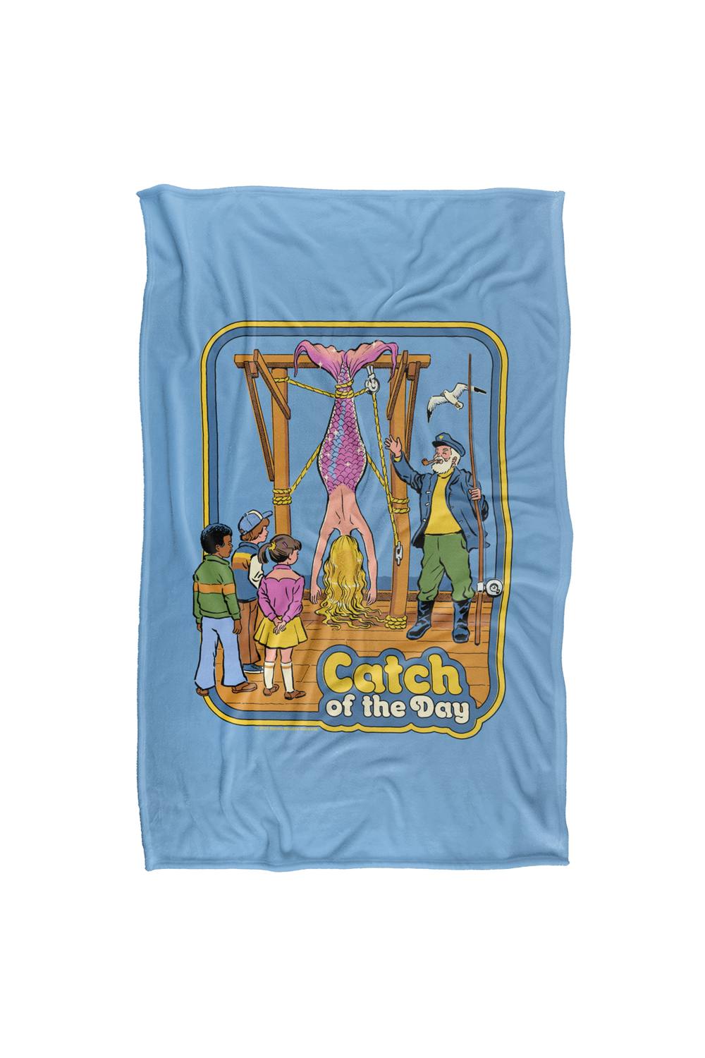 Steven Rhodes Catch Of The Day Silky Touch Super Soft Throw Blanket