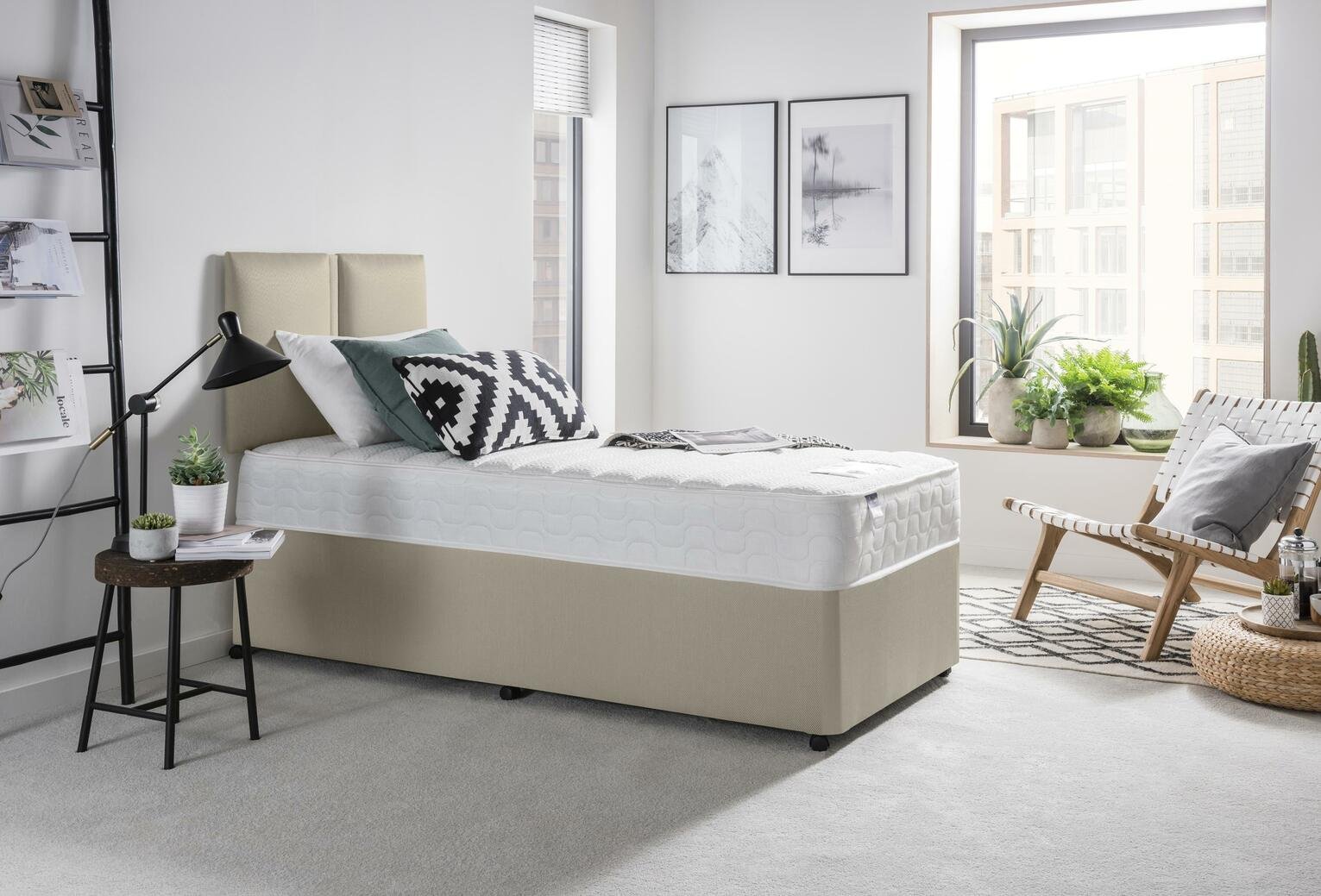 Silentnight Hatfield Memory Foam Divan - Single