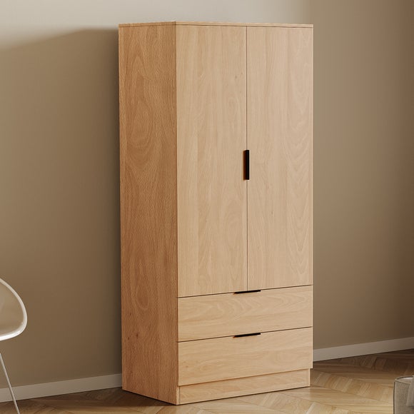 Hayes 2 Drawer Double Wardrobe