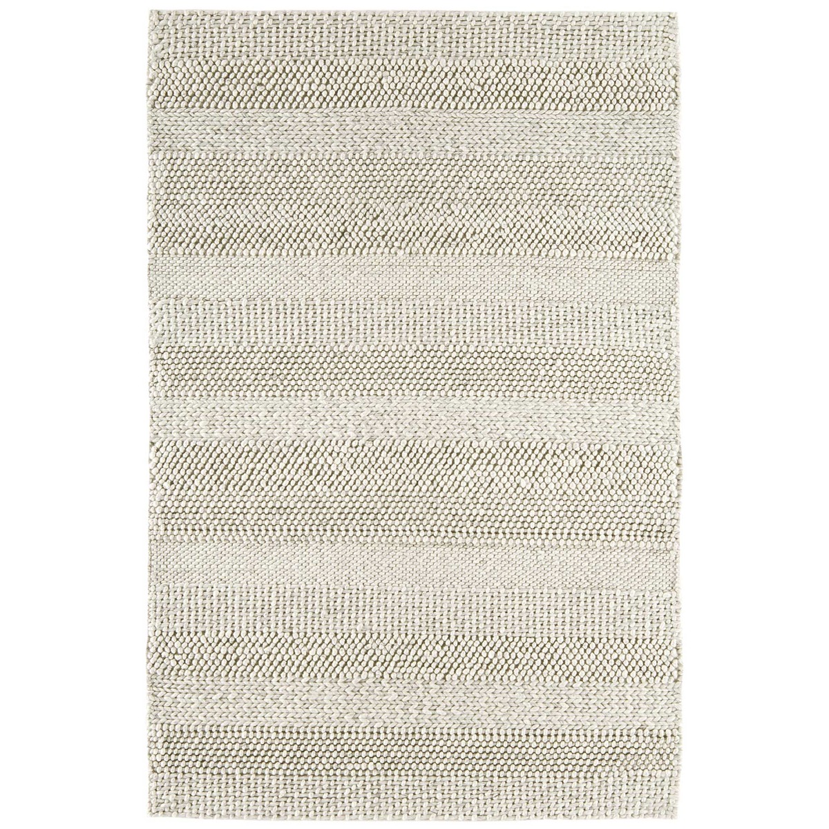 Flori Stripe Rug, Cream
