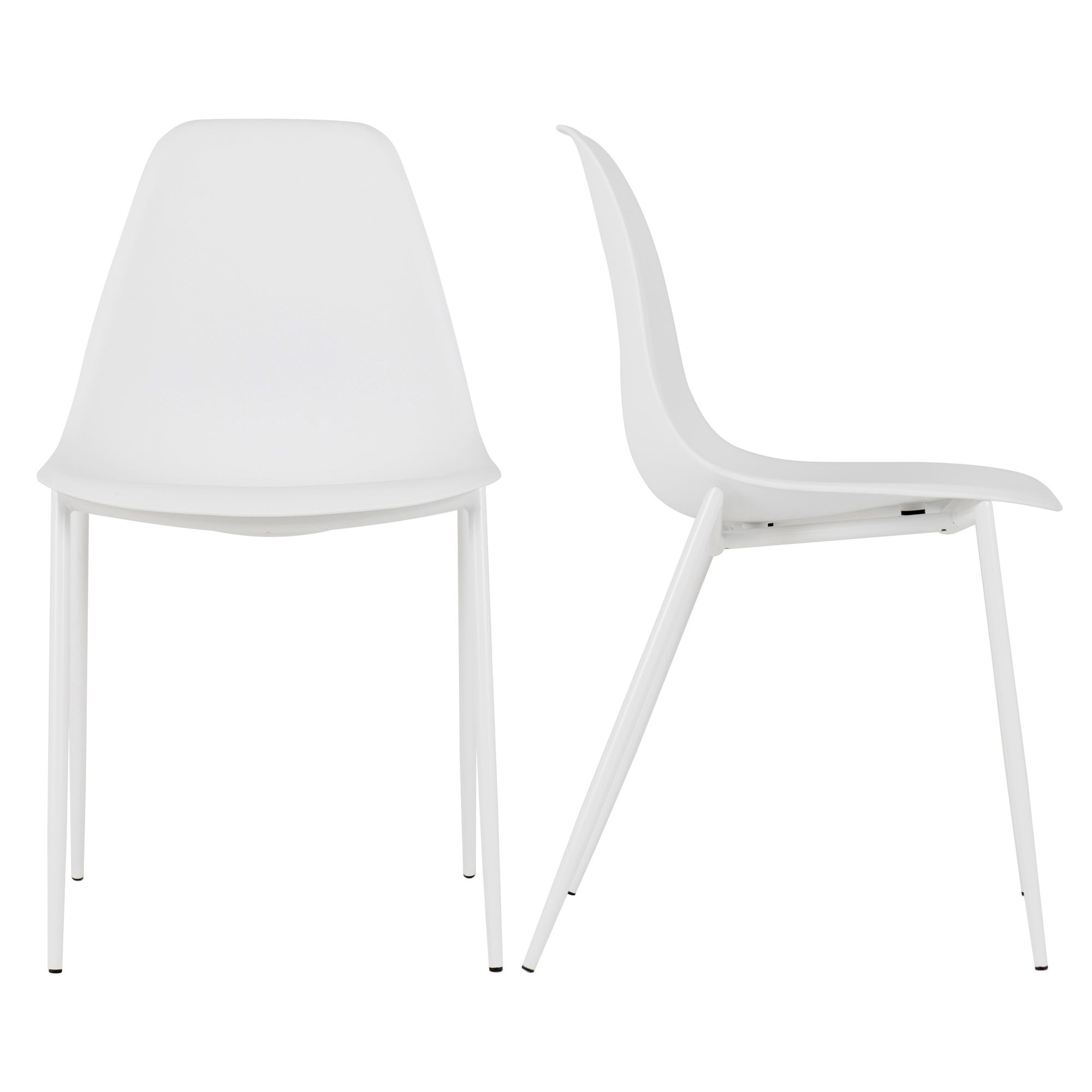 Lindon Set of 2 Dining Chairs White