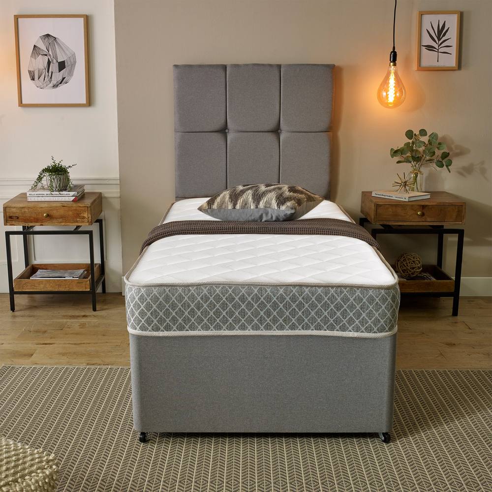 eXtreme Comfort Ltd Diamond Memory Foam & Spring Hybrid Mattress Breathable Cooling in White