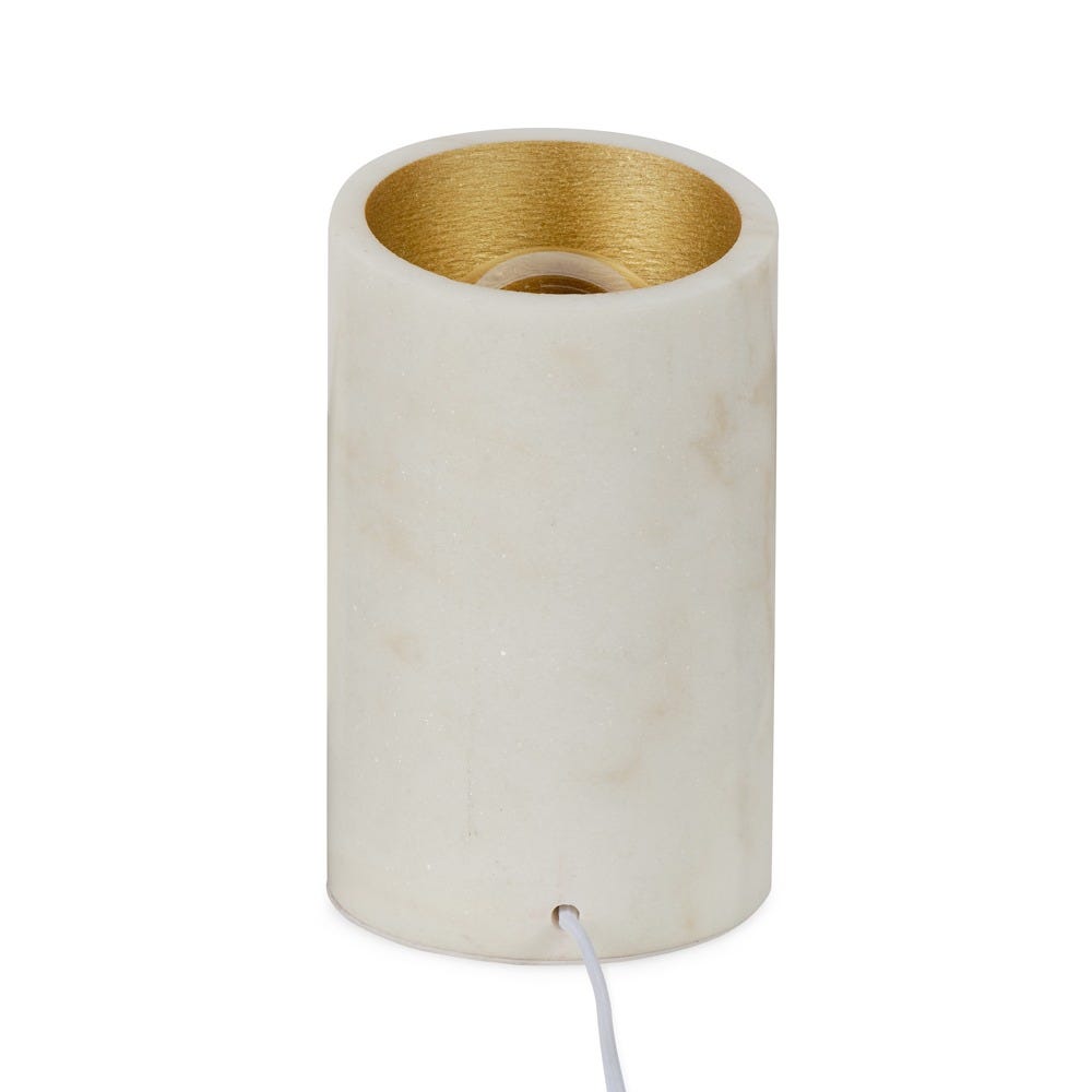 Heal's Eliot Uplighter Floor Lamp White Marble 2