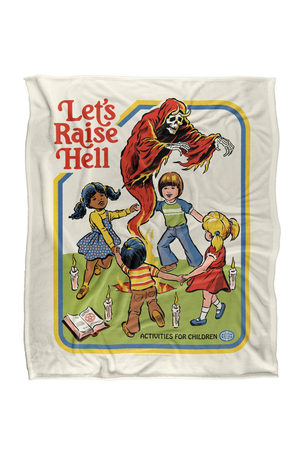 Steven Rhodes Lets Raise Hell Silky Touch Super Soft Throw Blanket