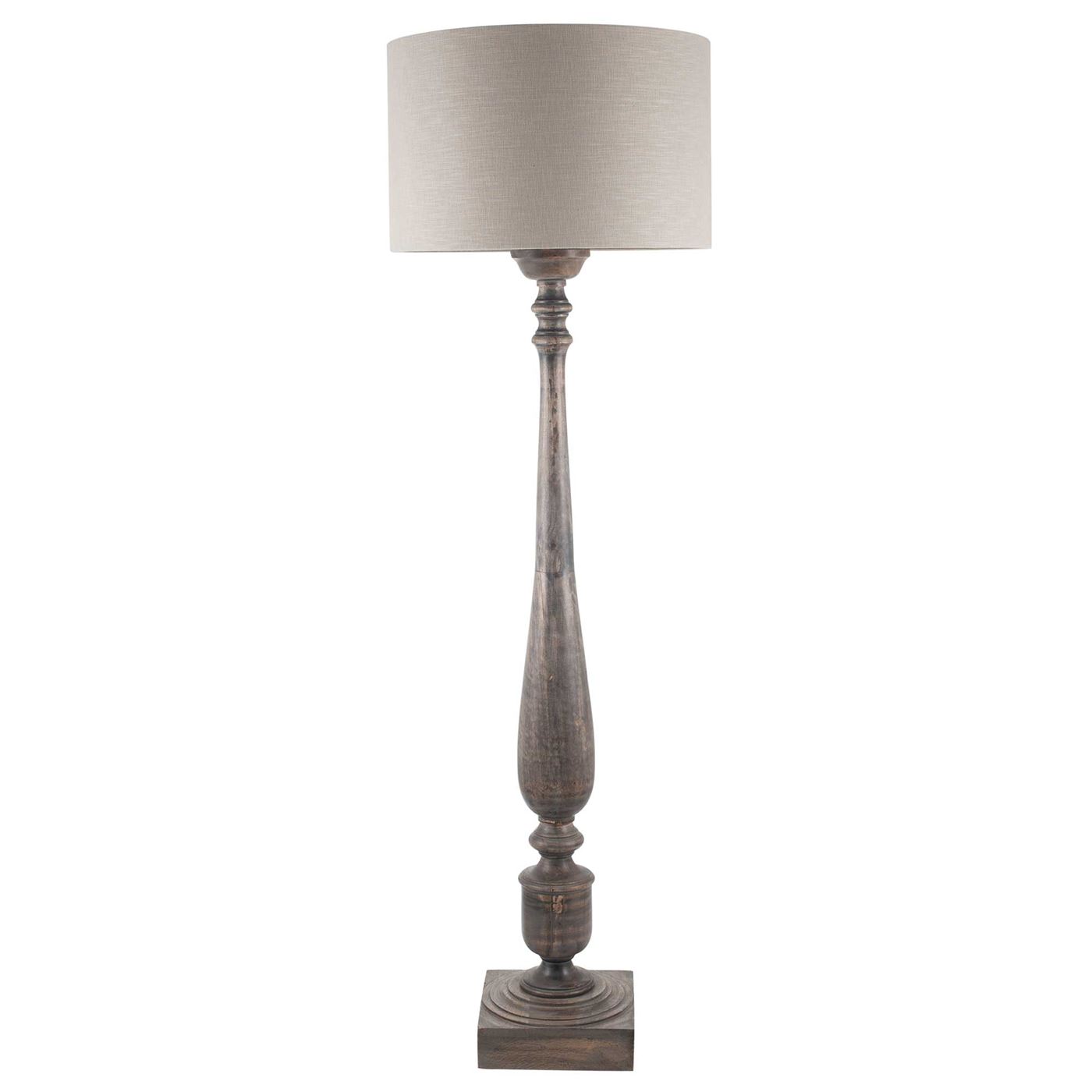 Mango Wood Floor Lamp