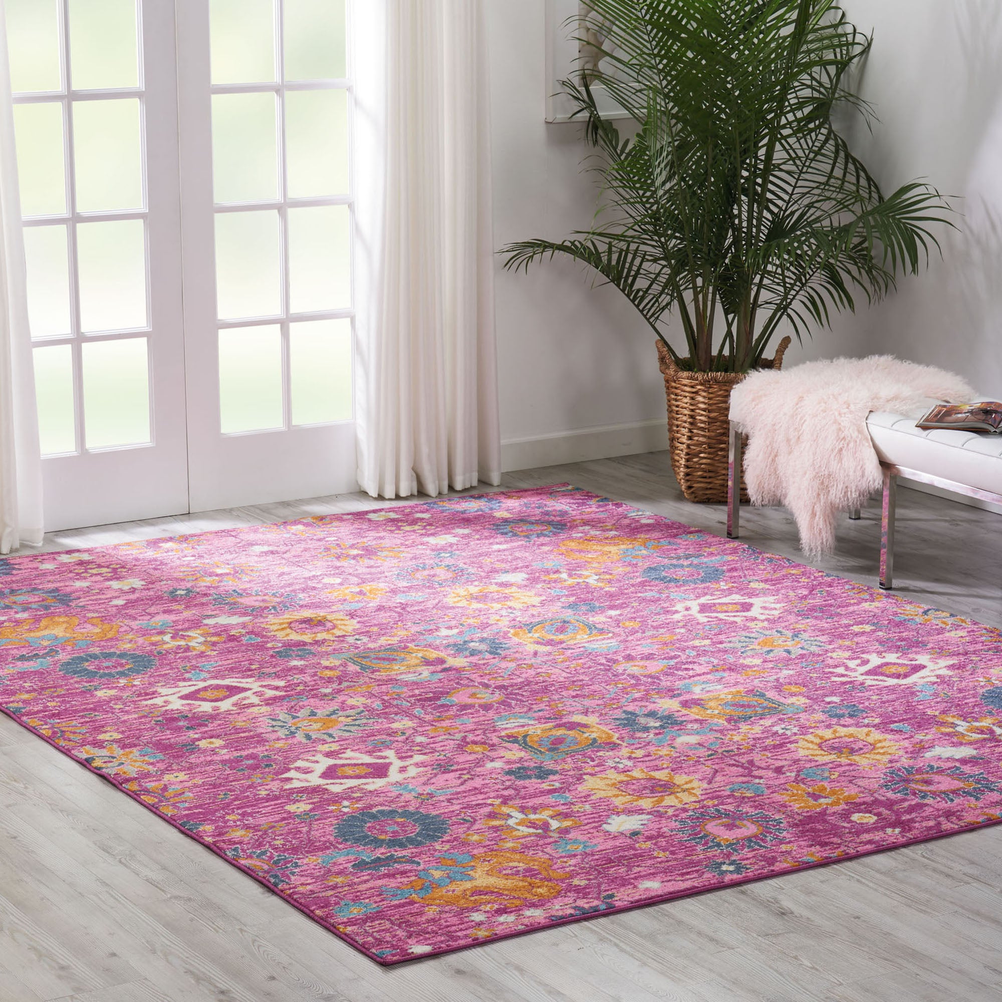 Fuchsia Passion 1 Rug Pink