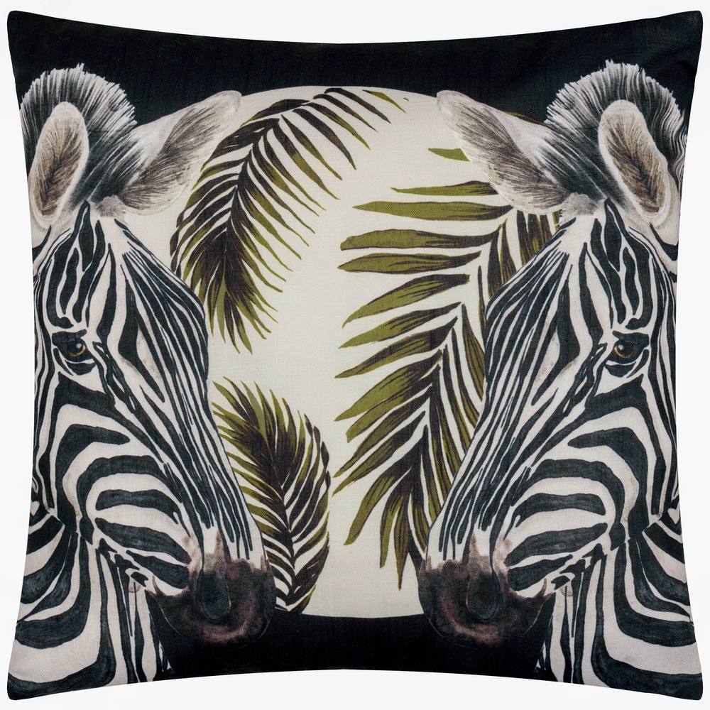 Paoletti Leopardis Zebra Woven Outdoor Cushion