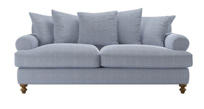 Teddy 3 Seat Sofa Bed in Uniform House Herringbone Weave - sofa.com