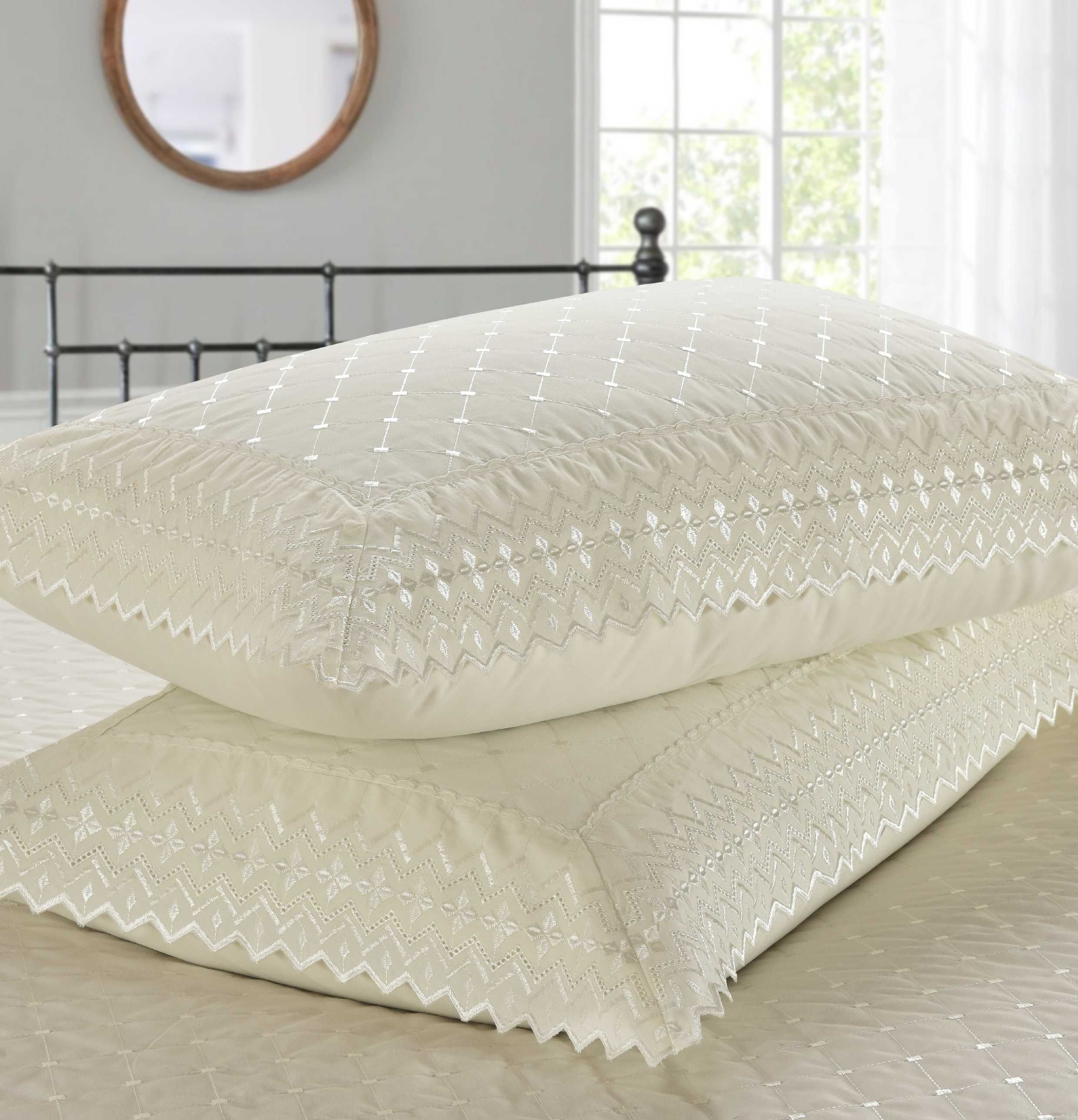 Rapport Home Richmond Pillowcase Pair in Ivory