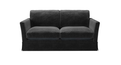 Otto 2 Seat Sofa Bed in Armour Smart Velvet - sofa.com