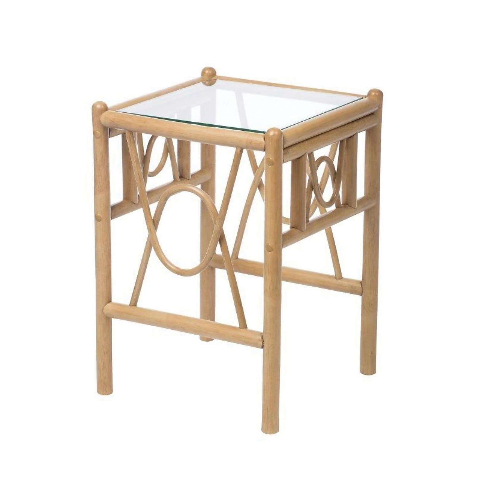 Bali Light Oak Lamp Table