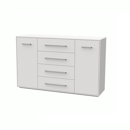 Armado Sideboard In Gloss White With 4 Drawers And 2 Doors