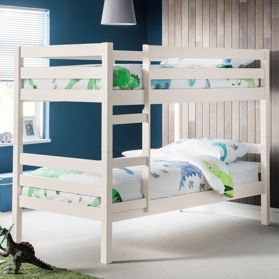 Winona Wooden Bunk Bed In Surf White