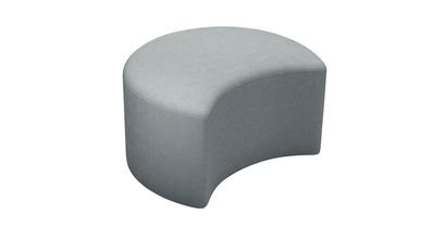 Luna Half Moon Footstool in Burnham Norfolk Cotton - sofa.com
