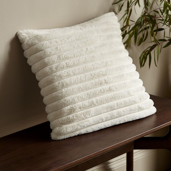 Catherine Lansfield Cosy Ribbed Square Cushion