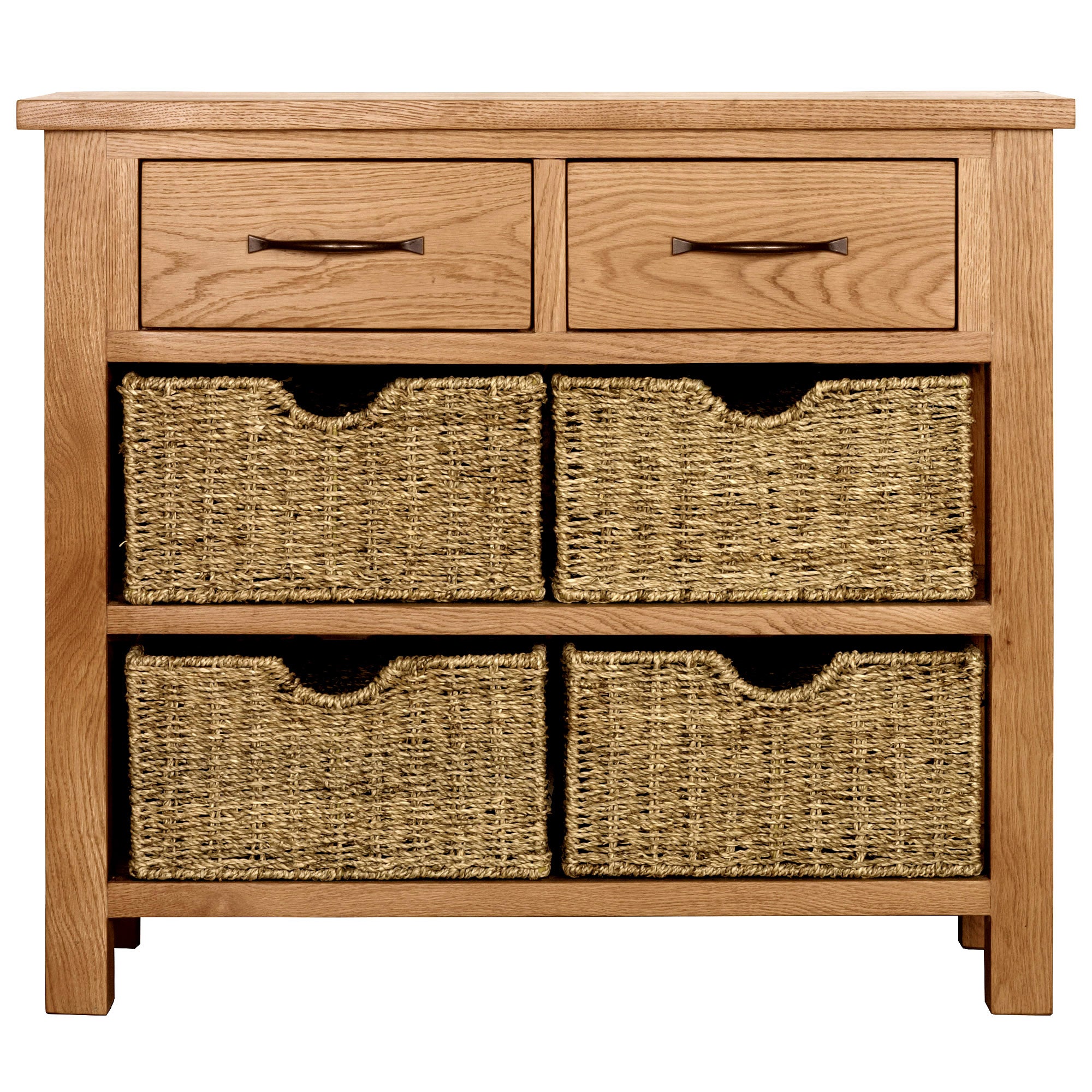Sidmouth Oak Console Table Light Brown / Natural