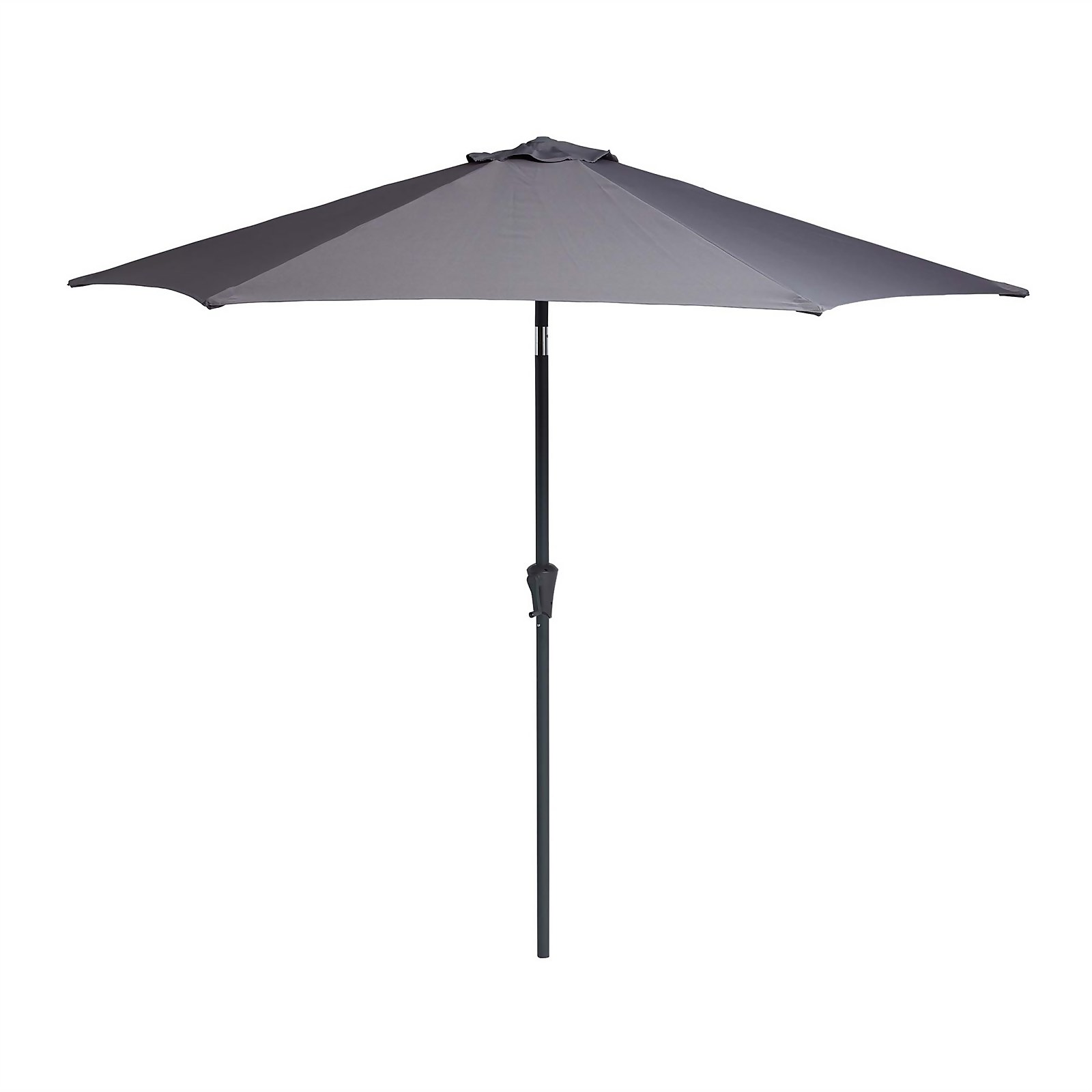 Parasol 2.7m Crank & Tilt Dark Grey - Dia. 38mm
