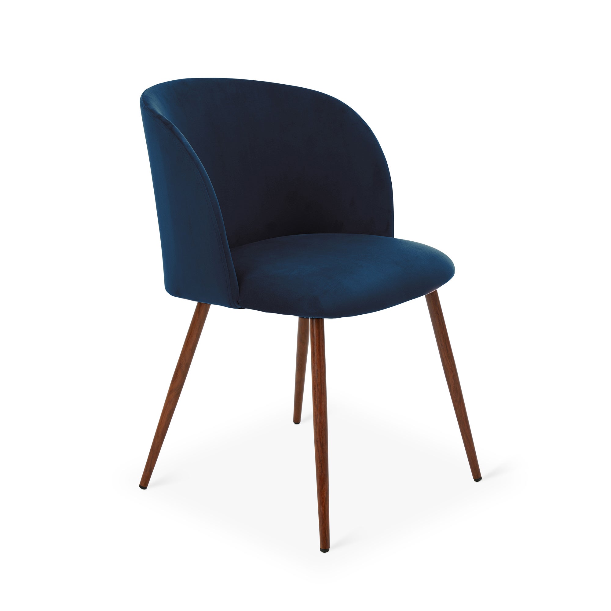 Celia Velvet Chair Midnight (Blue)