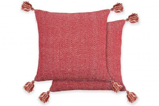 New Edge Blinds Hartley Cushion Cover in Red