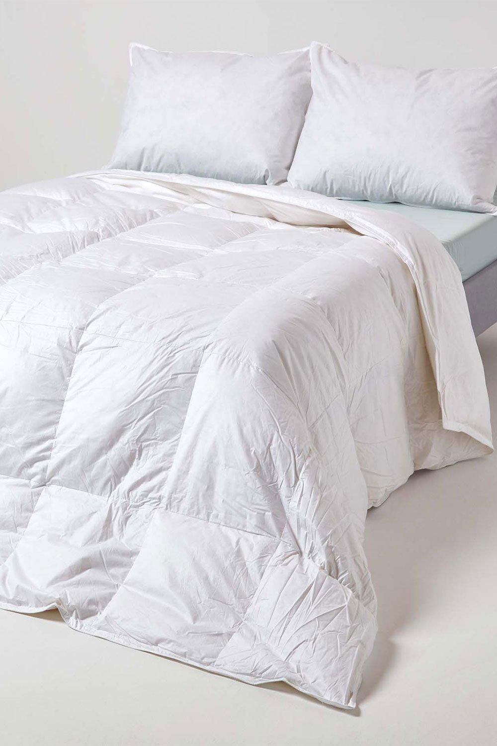 Homescapes Luxury White Duck Down 9 Tog Duvet
