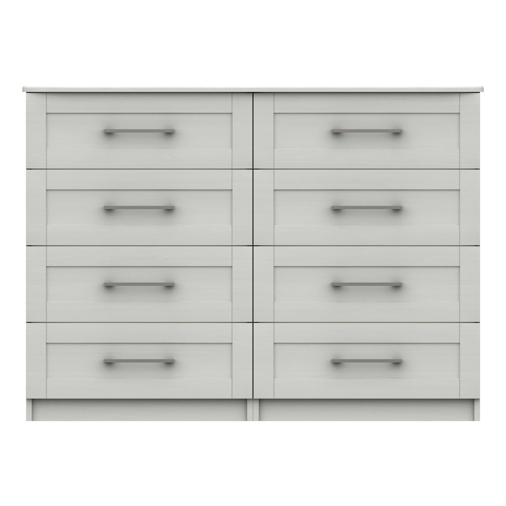 Ethan White 4 Drawer Double Chest White