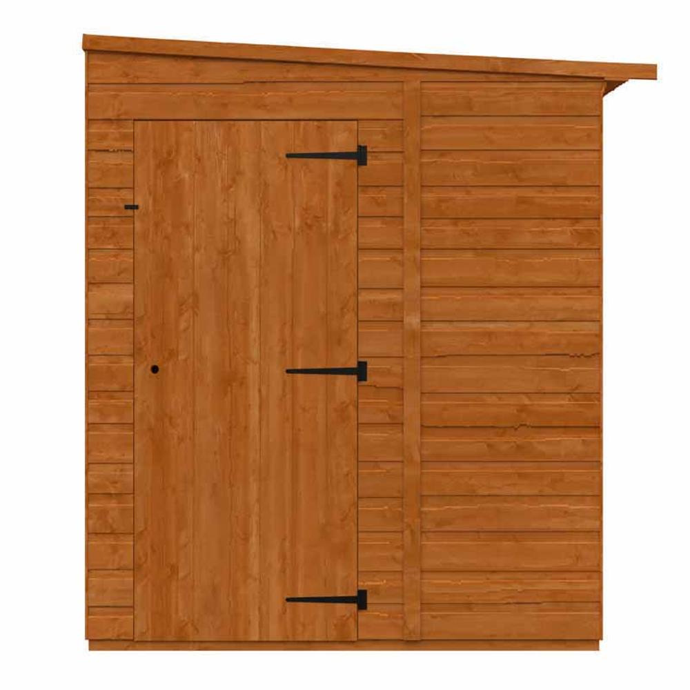 Buttercup Farm 8x6 Flex Pent Summerhouse Garden Sunroom 12mm Flex in Burnt Orange 3