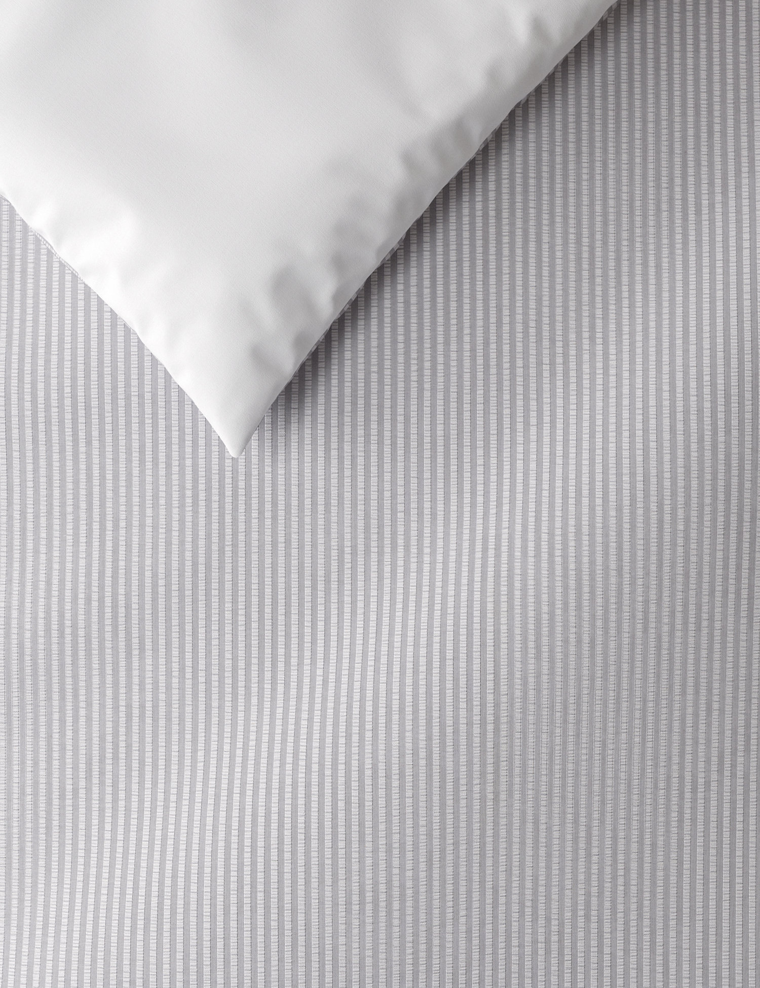 M&S Unisex Pure Cotton Striped Seersucker Bedding Set