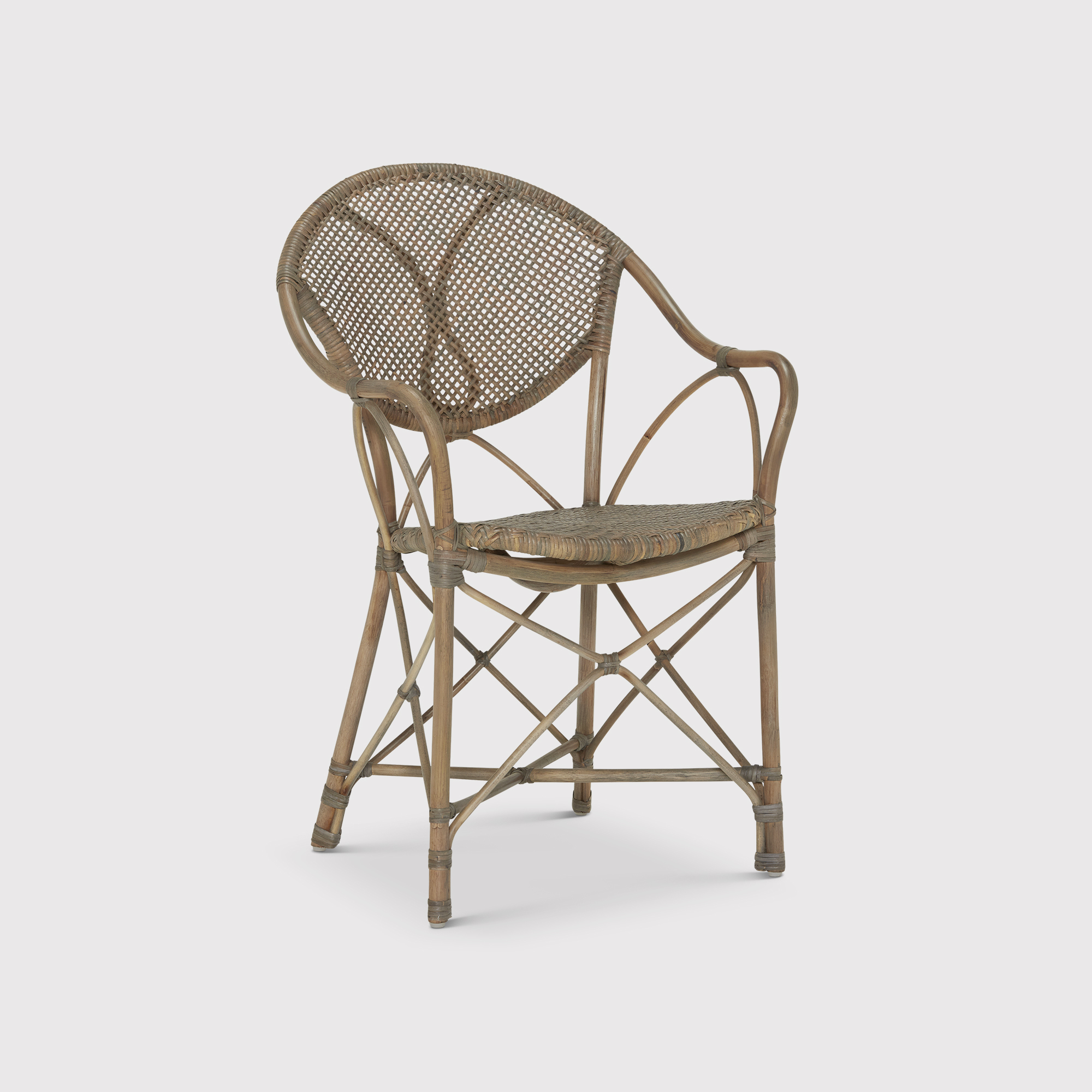 Abigail Dining Arm Dining Chair, Grey | Barker & Stonehouse