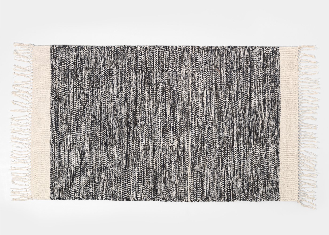 ferm LIVING Melange Mat Black 60 x 100cm