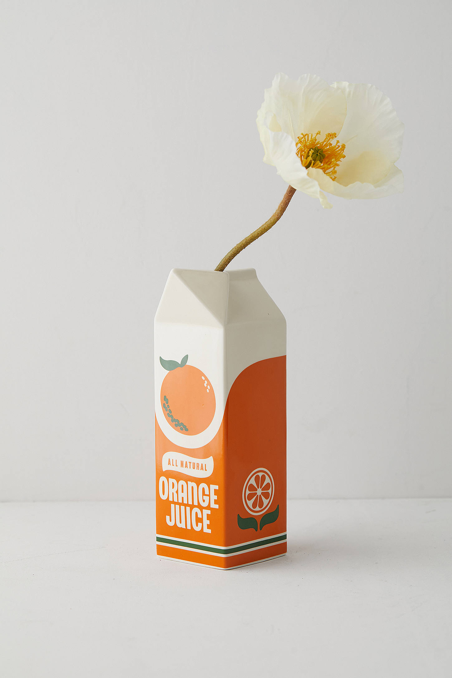 ban. do Rise & Shine Orange Juice Vase - Orange L: 7cm x W: 7cm x H: 21.6cm