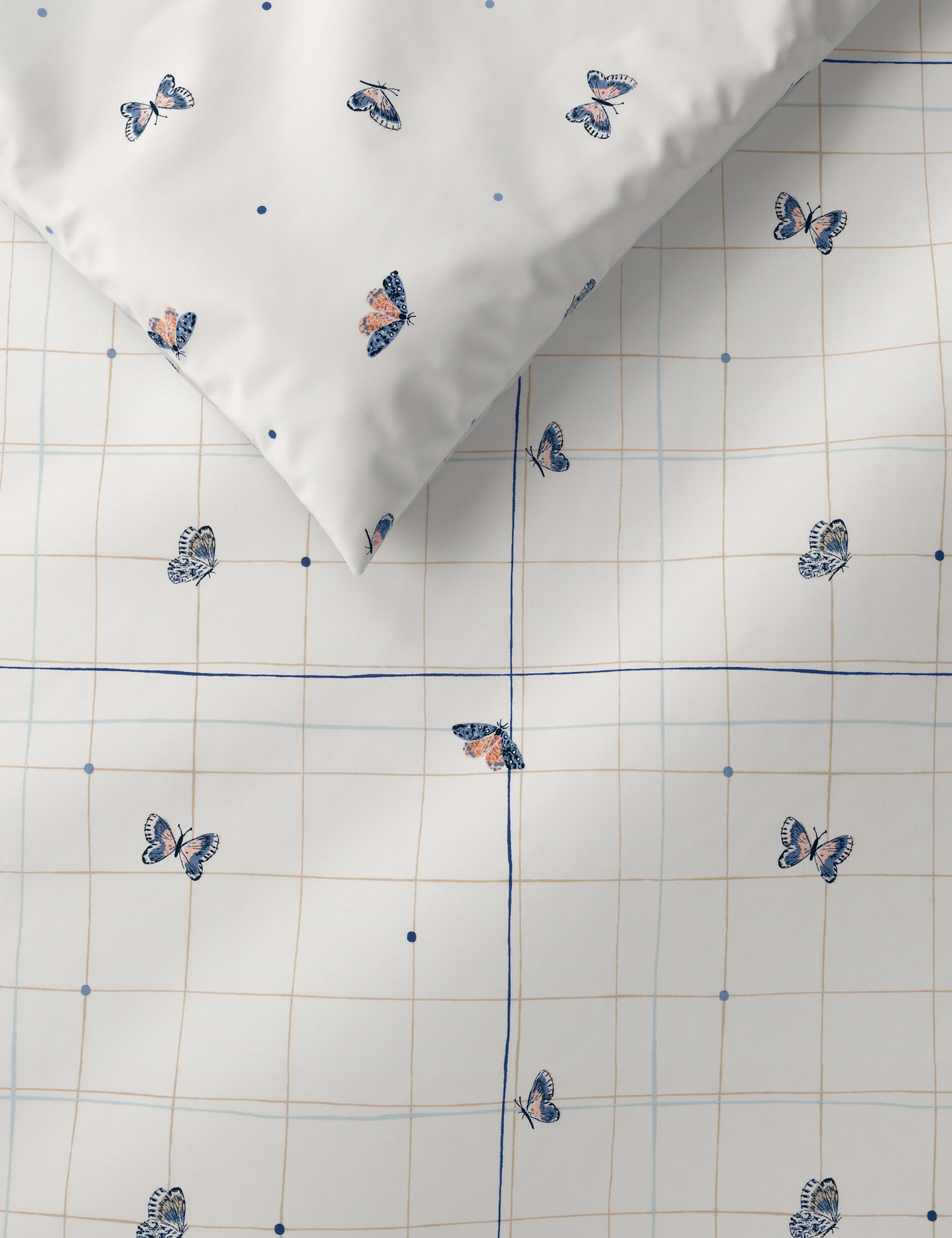 M&S Pure Cotton Butterfly Bedding Set