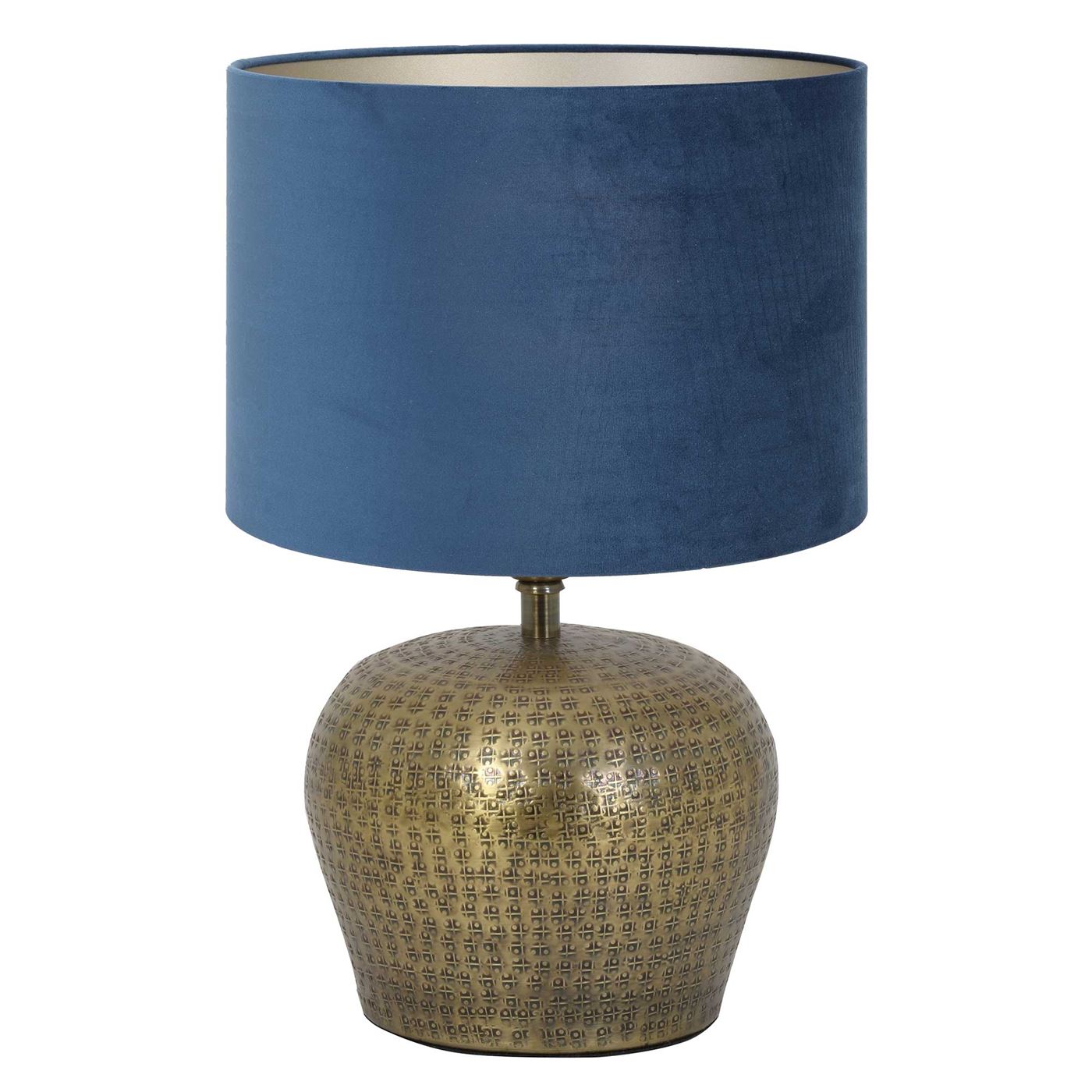 Hammered Table Lamp, Gold
