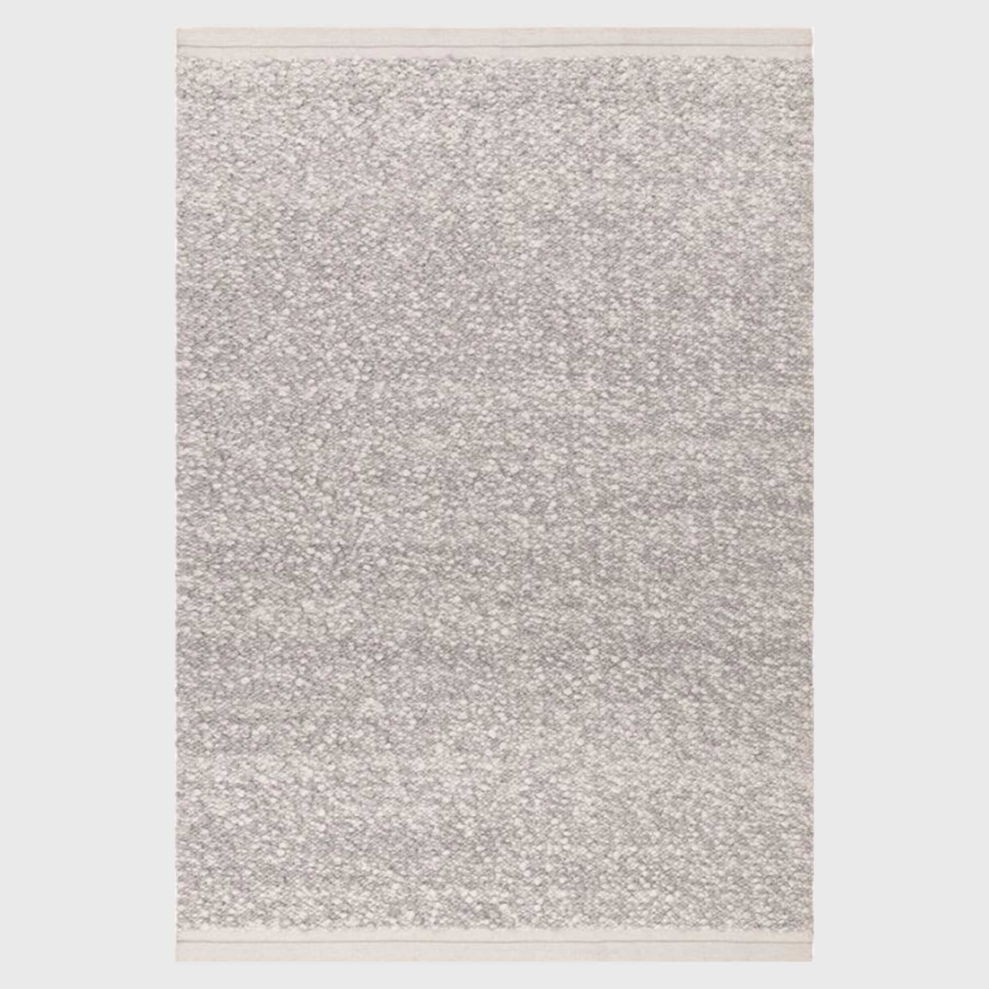 Coen 160x230cm Rug Silver, Square Wool Blend | Barker & Stonehouse
