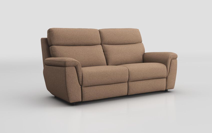 Brown Fabric Bagnolo 3 Seater Sofa