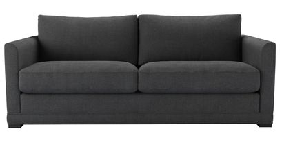 Aissa 3 Seat Sofa Bed in Charcoal Brushed Linen Cotton - sofa.com