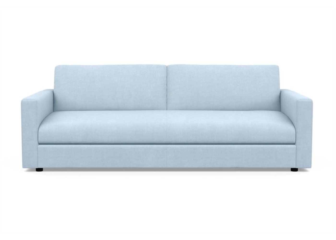 Heal's Nimbus II 4 Seater Sofa Smart Velvet Green Black Feet