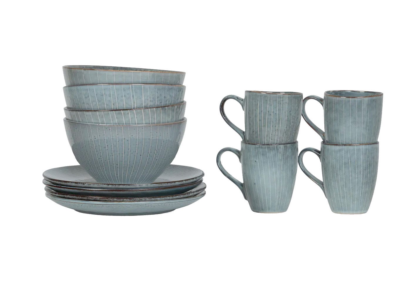 Broste Copenhagen Nordic Sea 12 Piece Breakfast Set