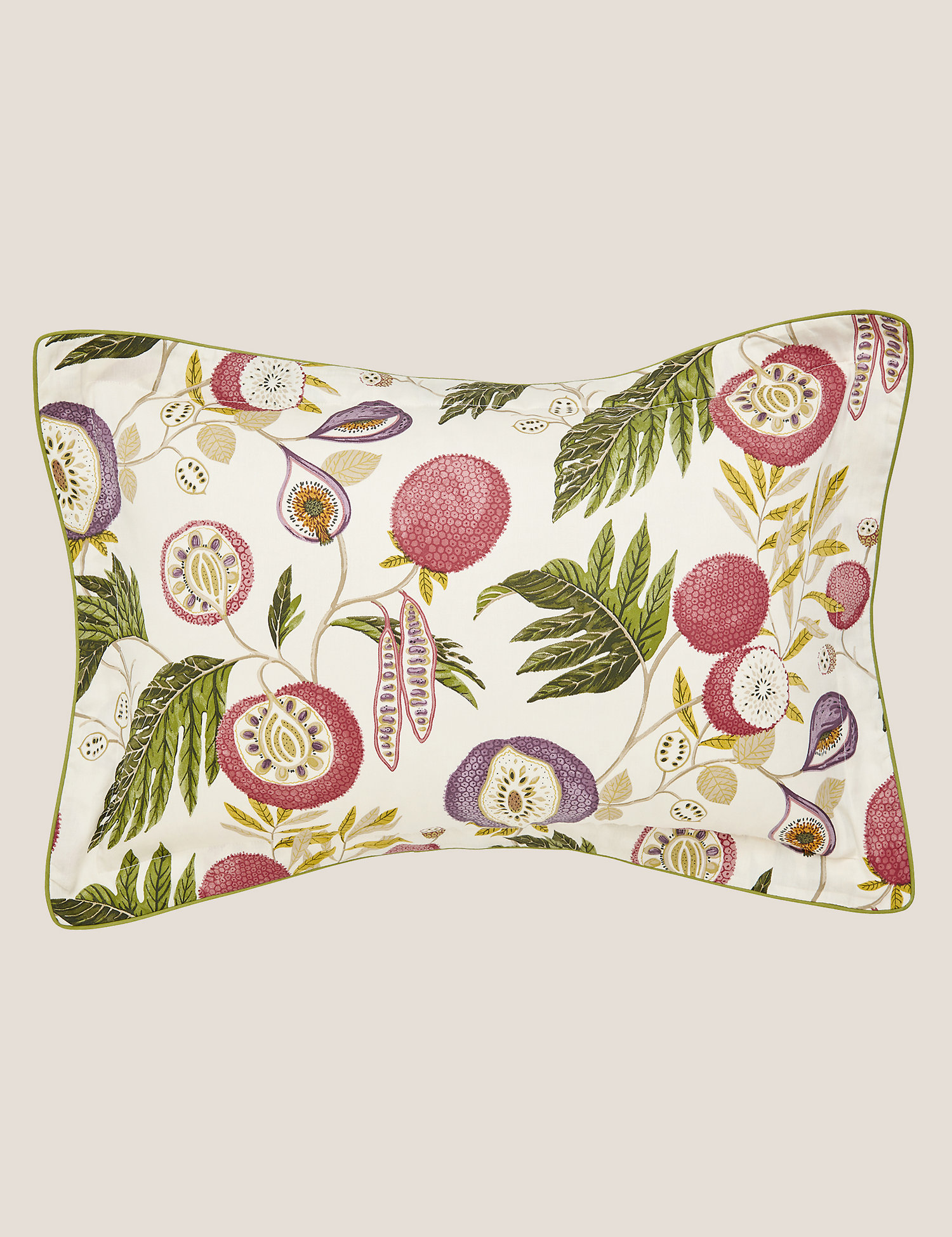 M&S Sanderson Pure Cotton Jackfruit Sateen Pillowcase